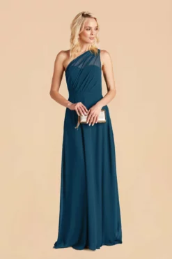Kira Dress - Ocean Blue -US Skirt Sales 2024 ocean blue convertible bridesmaid dress 01