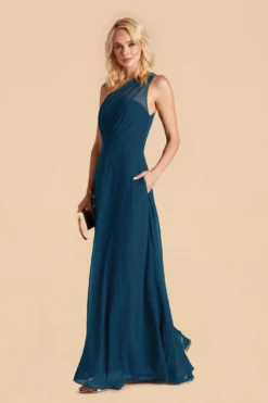 Kira Dress - Ocean Blue -US Skirt Sales 2024 ocean blue convertible bridesmaid dress 03