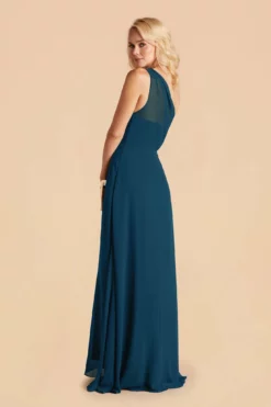 Kira Dress - Ocean Blue -US Skirt Sales 2024 ocean blue convertible bridesmaid dress 04