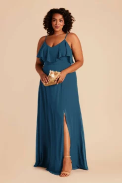 Jane Convertible Dress - Ocean Blue -US Skirt Sales 2024 ocean blue jane plus size bridesmaid dress 03