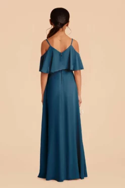 Janie Convertible Junior Dress - Ocean Blue 8 Janie Convertible Junior Dress - Ocean Blue -US Skirt Sales 2024 ocean blue janie convertible slit junior bridesmaid dress 01
