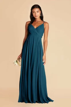 Kaia Dress - Ocean Blue -US Skirt Sales 2024 ocean blue kaia bridesmaid dress 02