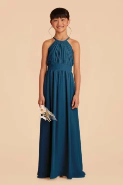 Sienna Junior Dress - Ocean Blue