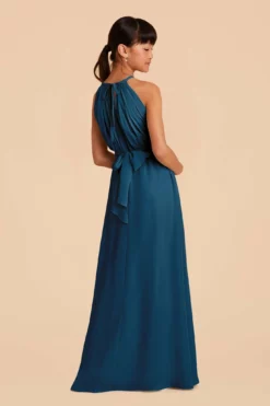 Sienna Junior Dress - Ocean Blue -US Skirt Sales 2024 ocean blue sienna junior bridesmaid dress 05