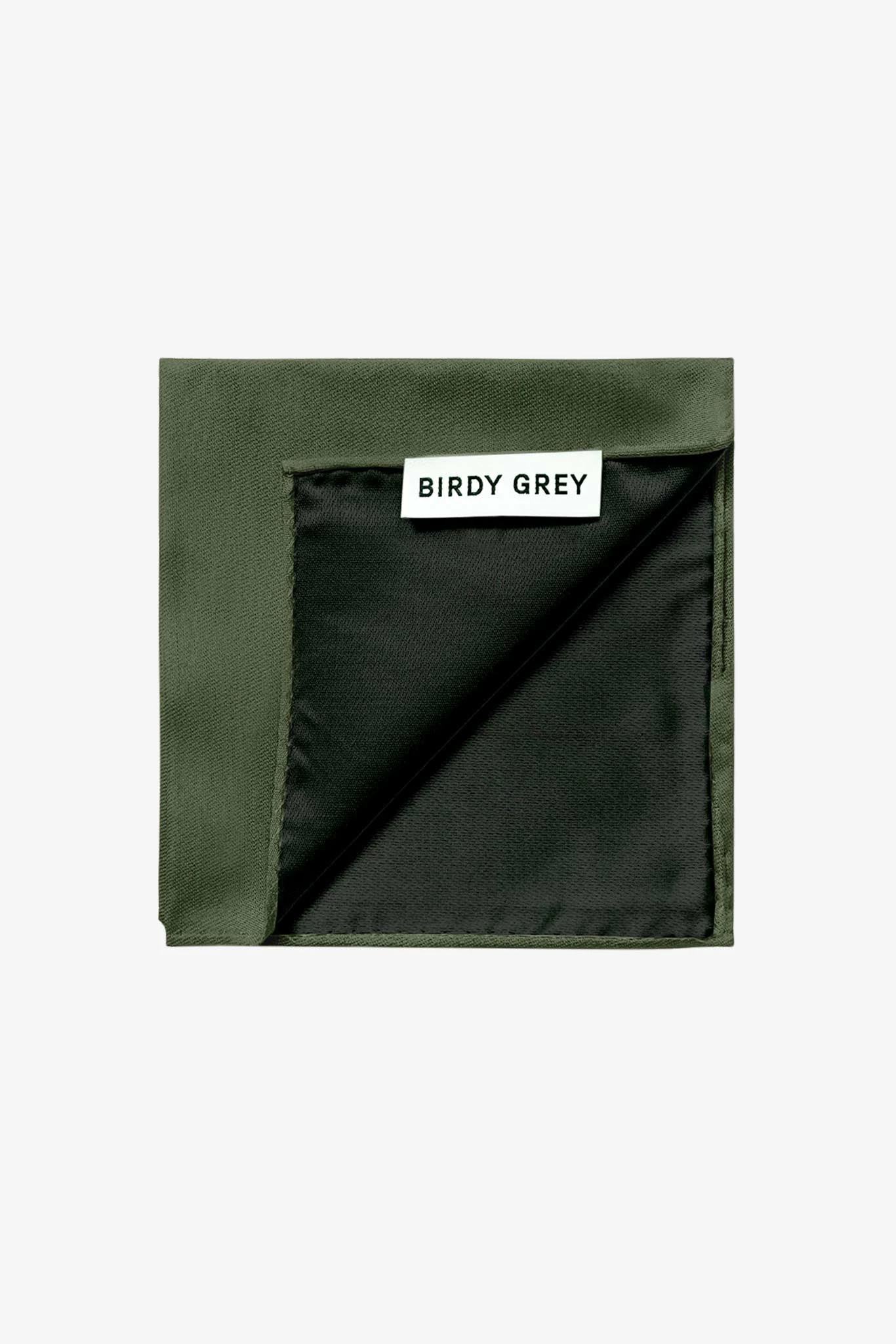 Didi Pocket Square - Olive 2 Didi Pocket Square - Olive - Image 2