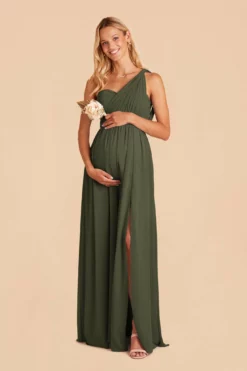 Grace Convertible Dress - Olive 12 Grace Convertible Dress - Olive -US Skirt Sales 2024 olive grace convertible bridesmaid dress 01