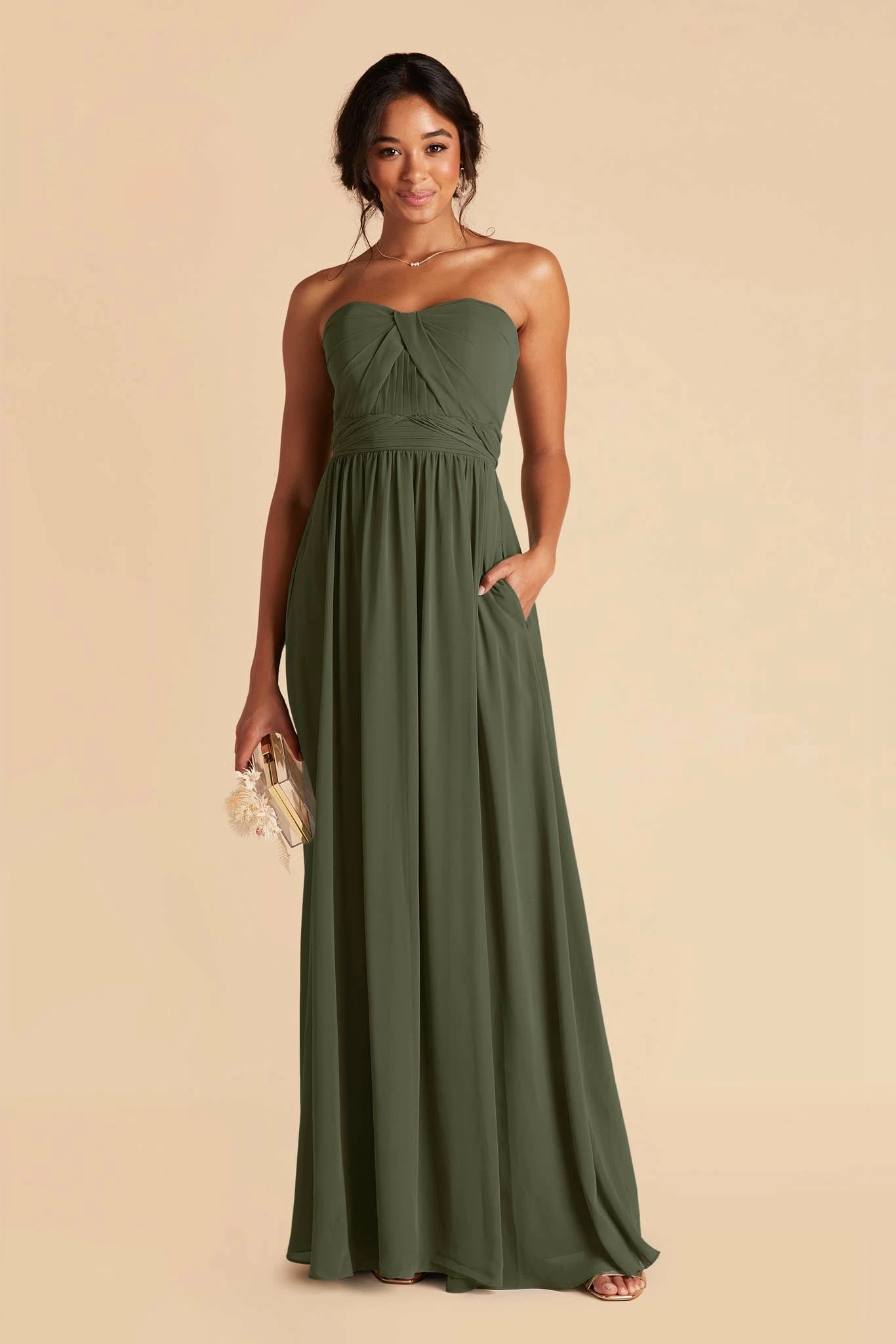 Grace Convertible Dress - Olive 1 Grace Convertible Dress - Olive