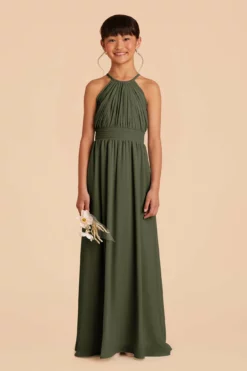Sienna Junior Dress - Olive