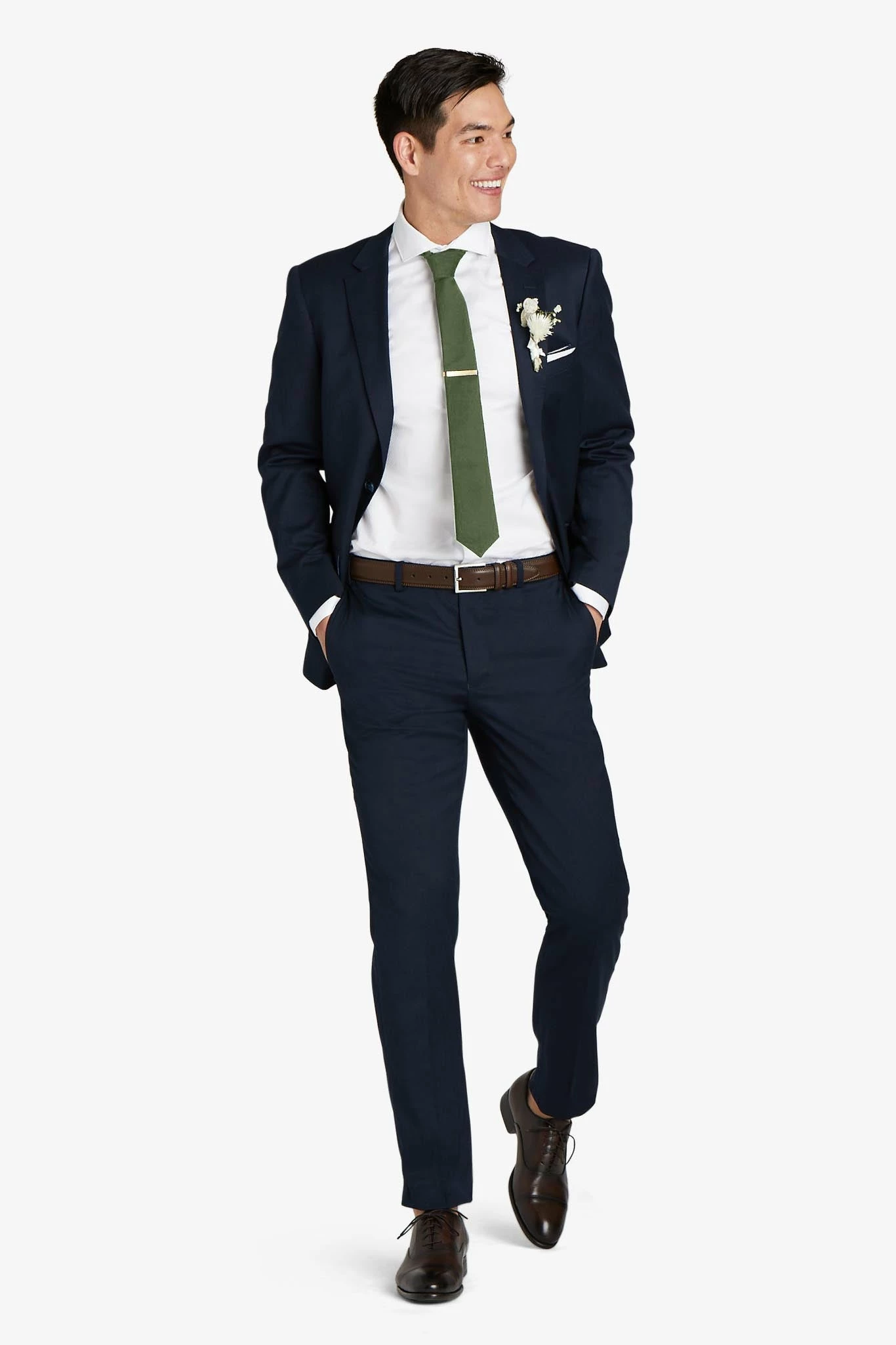 Simon Necktie - Olive 2 Simon Necktie - Olive - Image 2