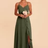Theresa Chiffon Dress - Olive