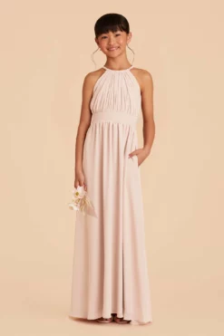 Sienna Junior Dress - Pale Blush 8 Sienna Junior Dress - Pale Blush -US Skirt Sales 2024 pale blush sienna junior bridesmaid dress 02