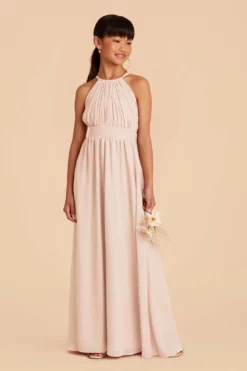 Sienna Junior Dress - Pale Blush