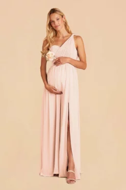 Grace Convertible Dress - Pale Blush -US Skirt Sales 2024 pale plush grace convertible bridesmaid dress 01