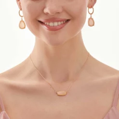 Presley Charm Necklace - Blush 10 Presley Charm Necklace - Blush -US Skirt Sales 2024 peach druzy presley charm necklace accessories 02 8eae0393 e1a3 48b3 9d61 00bd9cd90e81