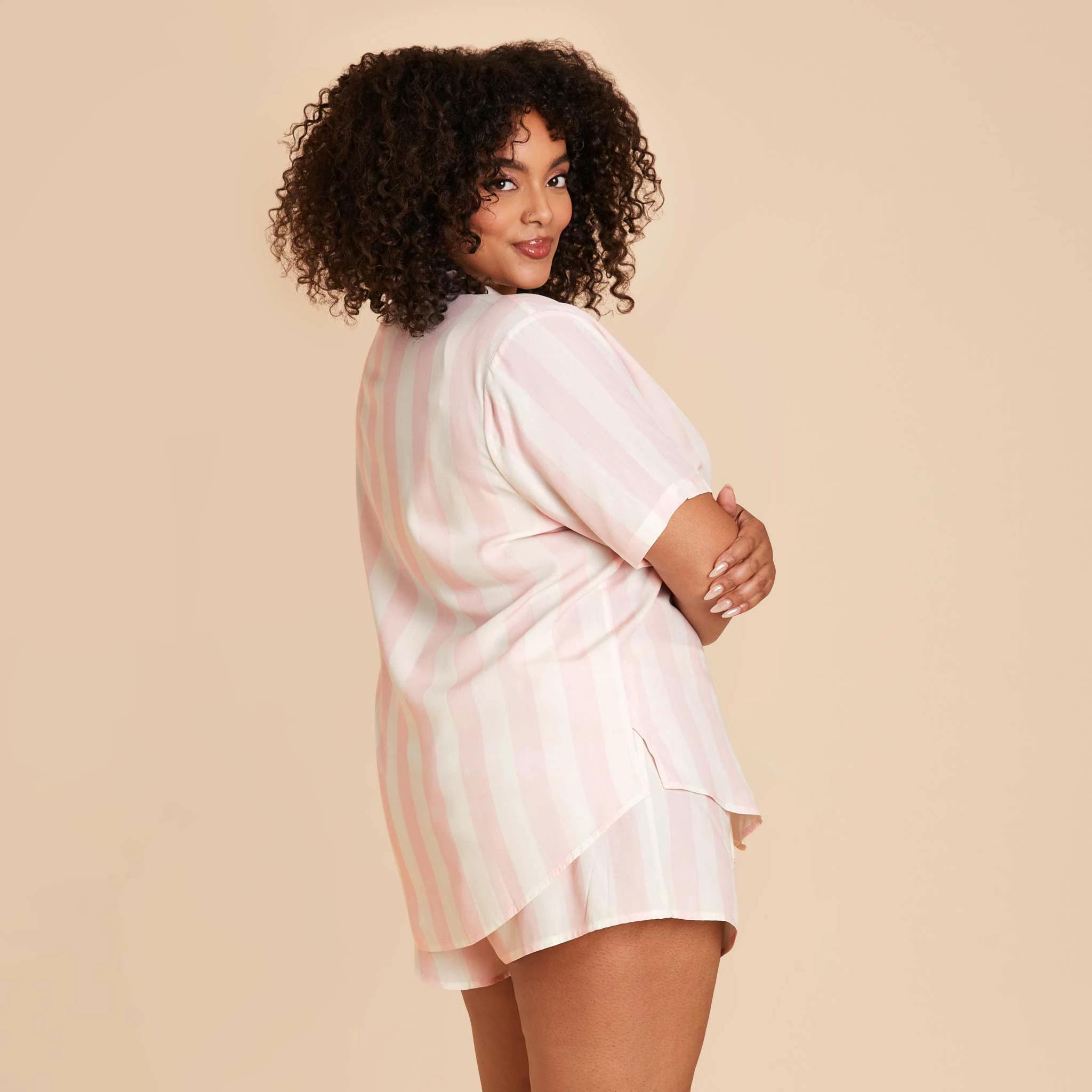 Eddie Pajama Set - Pink Stripe - Image 10