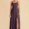 Amy Chiffon Dress - Plum