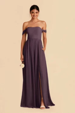 August Convertible Dress - Plum