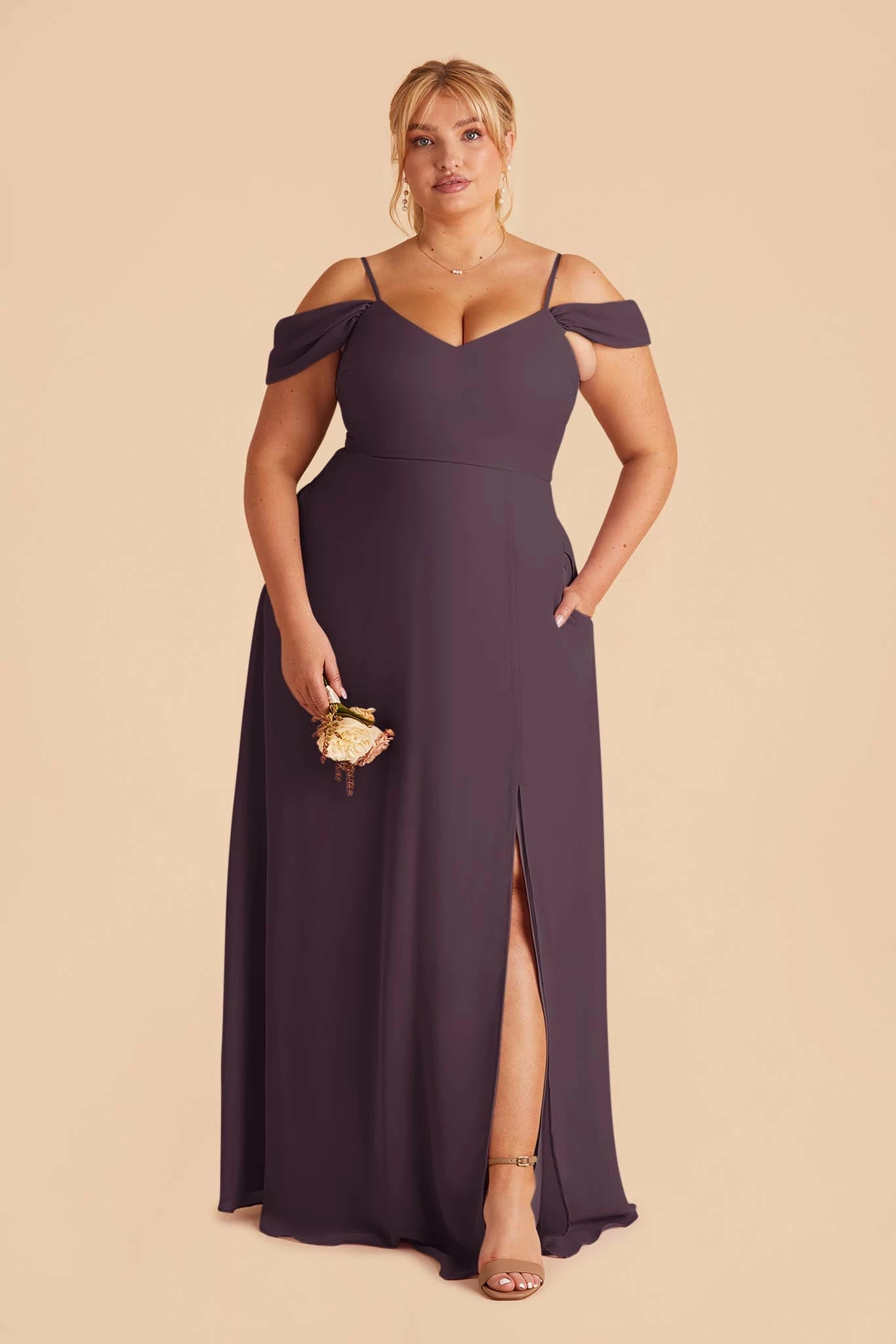 Devin Convertible Dress - Plum - Image 12
