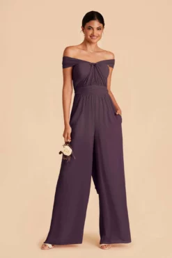Gigi Convertible Jumpsuit - Plum