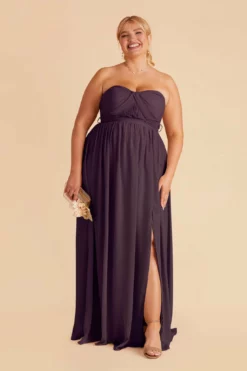 Grace Convertible Dress - Plum -US Skirt Sales 2024 plum grace convertible slit plus size bridesmaid dress 01 32d15a12 a3f6 4fbe 9903 9b4220cccd9c