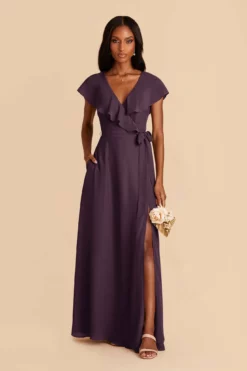 Jackson Chiffon Dress - Plum -US Skirt Sales 2024 plum jackson bridesmaid dress 03 8eb87743 c909 407d b105 82d46b5de0dc