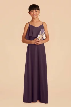 Janie Convertible Junior Dress - Plum