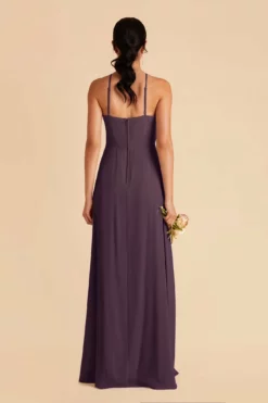 Juliet Chiffon Dress - Plum -US Skirt Sales 2024 plum juliet convertible slit bridesmaid dress 04 05fba2f9 4281 498a 893f 423175b5a746