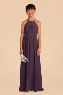 Sienna Junior Dress - Plum