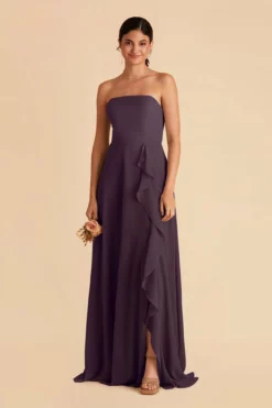 Winnie Convertible Chiffon Dress - Plum -US Skirt Sales 2024 plum winnie convertible slit bridesmaid dress 01 66dae230 8569 4c88 81cf 608b7e77f9a5