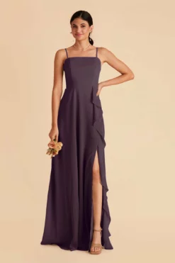 Winnie Convertible Chiffon Dress - Plum -US Skirt Sales 2024 plum winnie convertible slit bridesmaid dress 02 8f671a71 54a4 495a 90e0 e863910dedc4