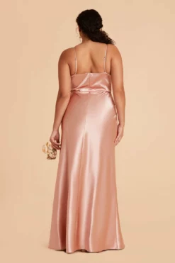 Mia Shiny Satin Convertible Dress - Rose Gold -US Skirt Sales 2024 rose gold mia plus size convertible satin bridesmaid dress 05 6fa46039 73a5 4b70 82df 0adbdd6801a6
