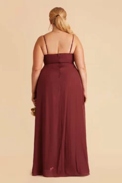 Amy Chiffon Dress - Rosewood -US Skirt Sales 2024 rosewood amy plus size bridesmaid dress 04 bfce17f8 b967 48c8 ba39 837ad2ccfc33
