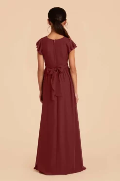 Celine Junior Dress - Rosewood -US Skirt Sales 2024 rosewood celine junior bridesmaid dress 03