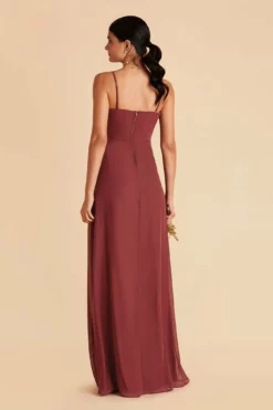 Chris Convertible Chiffon Dress - Rosewood 15 Chris Convertible Chiffon Dress - Rosewood -US Skirt Sales 2024 rosewood chris convertible bridesmaid dress 01