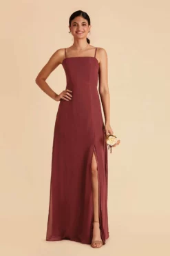 Chris Convertible Chiffon Dress - Rosewood 12 Chris Convertible Chiffon Dress - Rosewood -US Skirt Sales 2024 rosewood chris convertible bridesmaid dress 03