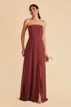 Chris Convertible Chiffon Dress - Rosewood 13 Chris Convertible Chiffon Dress - Rosewood -US Skirt Sales 2024 rosewood chris convertible bridesmaid dress 04