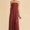 Chris Convertible Chiffon Dress - Rosewood