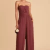 Gigi Convertible Jumpsuit - Rosewood