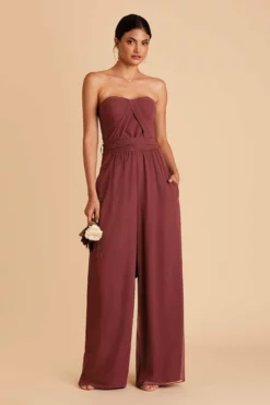 Gigi Convertible Jumpsuit - Rosewood