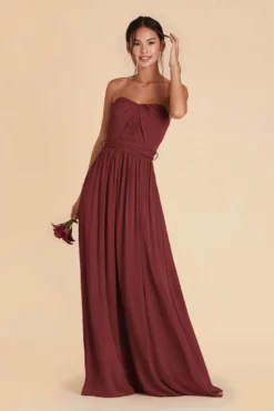Grace Convertible Dress - Rosewood -US Skirt Sales 2024 rosewood grace convertible bridesmaid dress 04