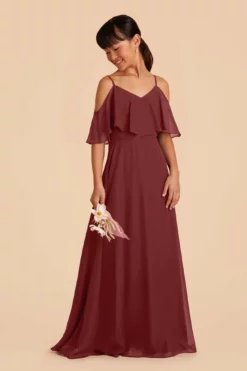 Janie Convertible Junior Dress - Rosewood -US Skirt Sales 2024 rosewood janie convertible junior bridesmaid dress 04
