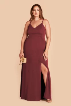 Jay Dress - Rosewood 11 Jay Dress - Rosewood -US Skirt Sales 2024 rosewood jay crep plus size bridesmaid dress 01