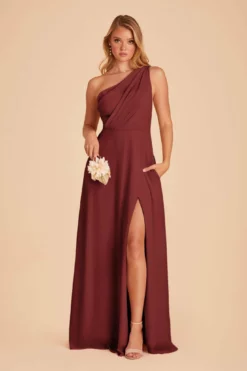 Kira Dress - Rosewood 19 Kira Dress - Rosewood -US Skirt Sales 2024 rosewood kira slit bridesmaid dress 01