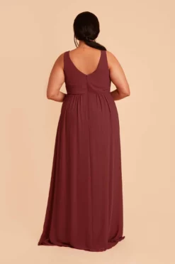 Laurie Empire Dress - Rosewood -US Skirt Sales 2024 rosewood laurie slit plus size bridesmaid dress 04 61dd7c32 cead 4aa8 8fdd ec165fc04f2f