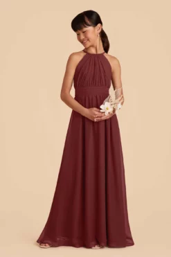 Sienna Junior Dress - Rosewood