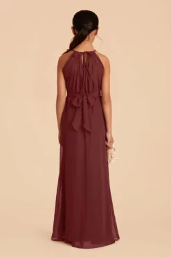 Sienna Junior Dress - Rosewood -US Skirt Sales 2024 rosewood sienna junior bridesmaid dress 04