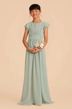 Celine Junior Dress - Sage
