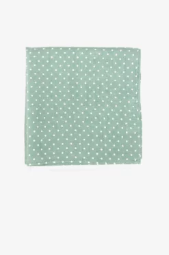 Didi Pocket Square - Sage Dot
