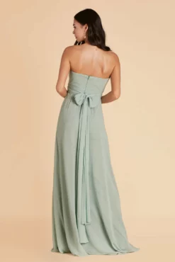 Grace Convertible Dress - Sage -US Skirt Sales 2024 sage grace convertible chiffon bridesmaid dress 01