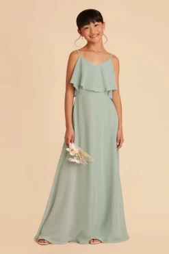 Janie Convertible Junior Dress - Sage